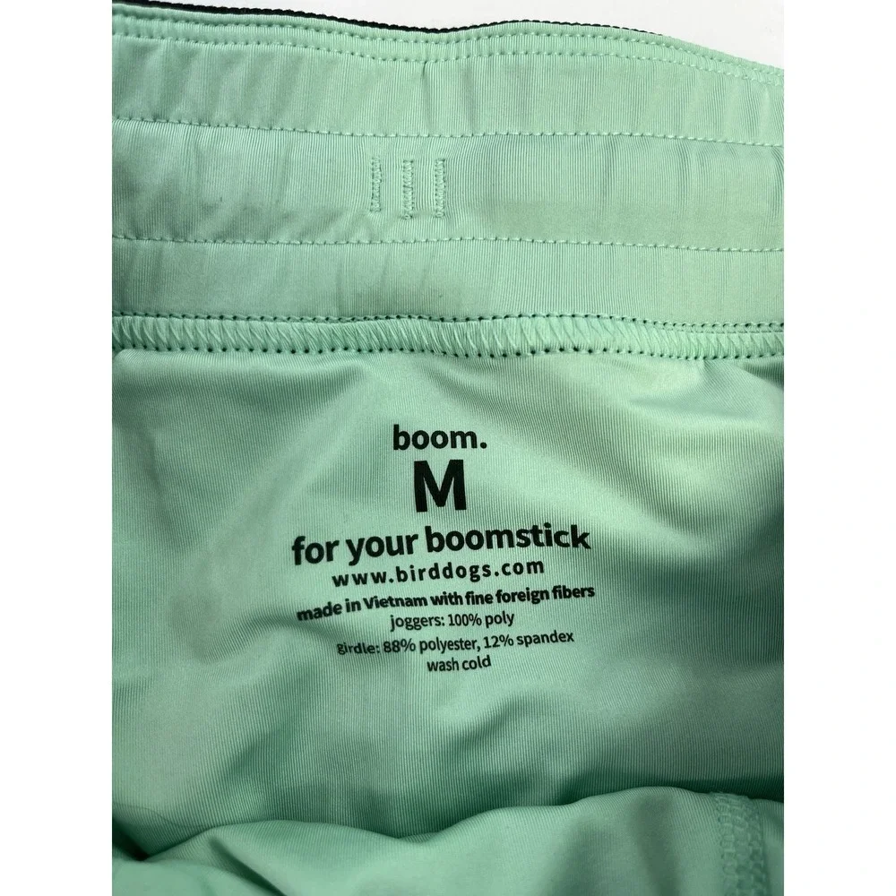 Bird Dogs Boom For Your Boomstick Jogger Pants Mens M Medium Black Stretch Lined